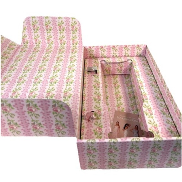 Love Shack Fancy Quencher Stanley H2.0 Tumbler Gift Box Bag ONLY Authentic Rosa - Picture 4 of 4